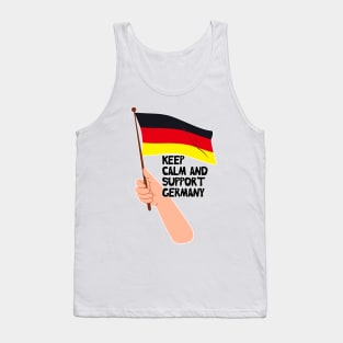 Keep Calm And Support Germany Tank Top